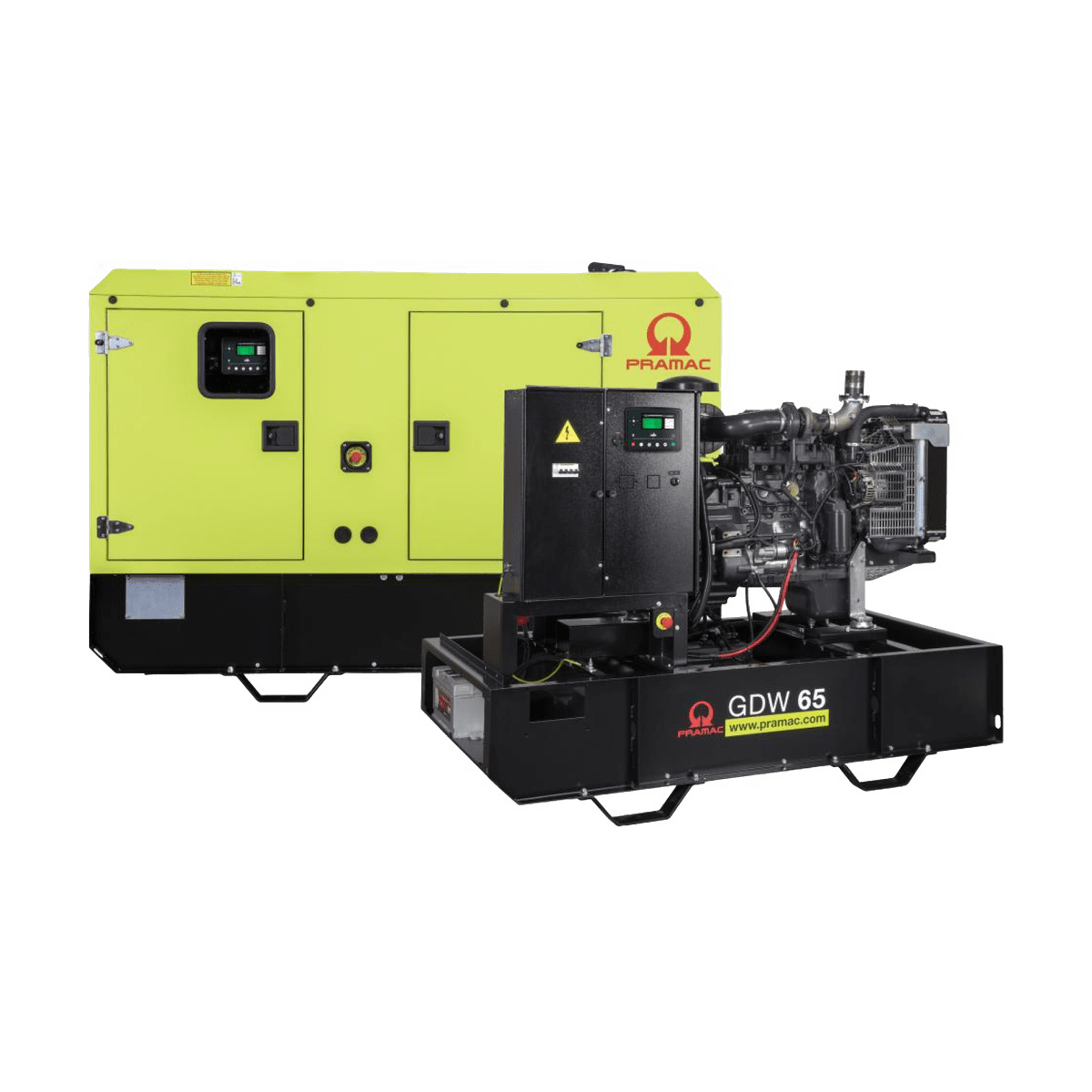 Дизельный генератор PRAMAC GDW65P/FNE, 66 кВА